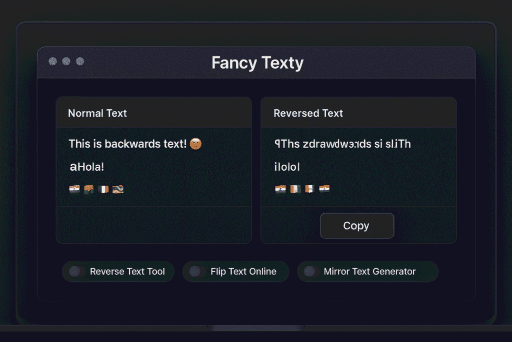 Effortless Backwards Text Converter 2025