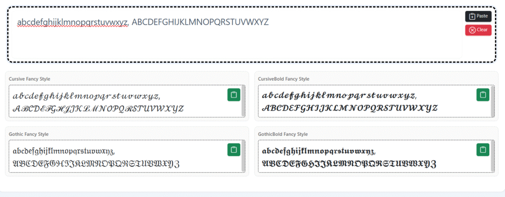  Cursive small y, Capital Y in Cursive (       ) - %currentyear% in Cursive, CursiveBold, Gothic, and GothicBold fonts